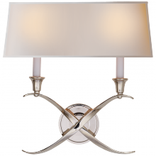  CHD 1191PN-NP - Cross Bouillotte Large Sconce