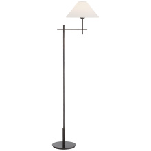 Visual Comfort & Co. Signature Collection SP 1023BZ-L-CL - Hackney Cordless Bridge Arm Floor Lamp