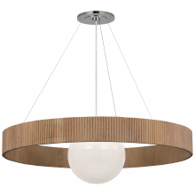  WS 5002PN/NO-WG - Arena 53" Ring and Globe Chandelier