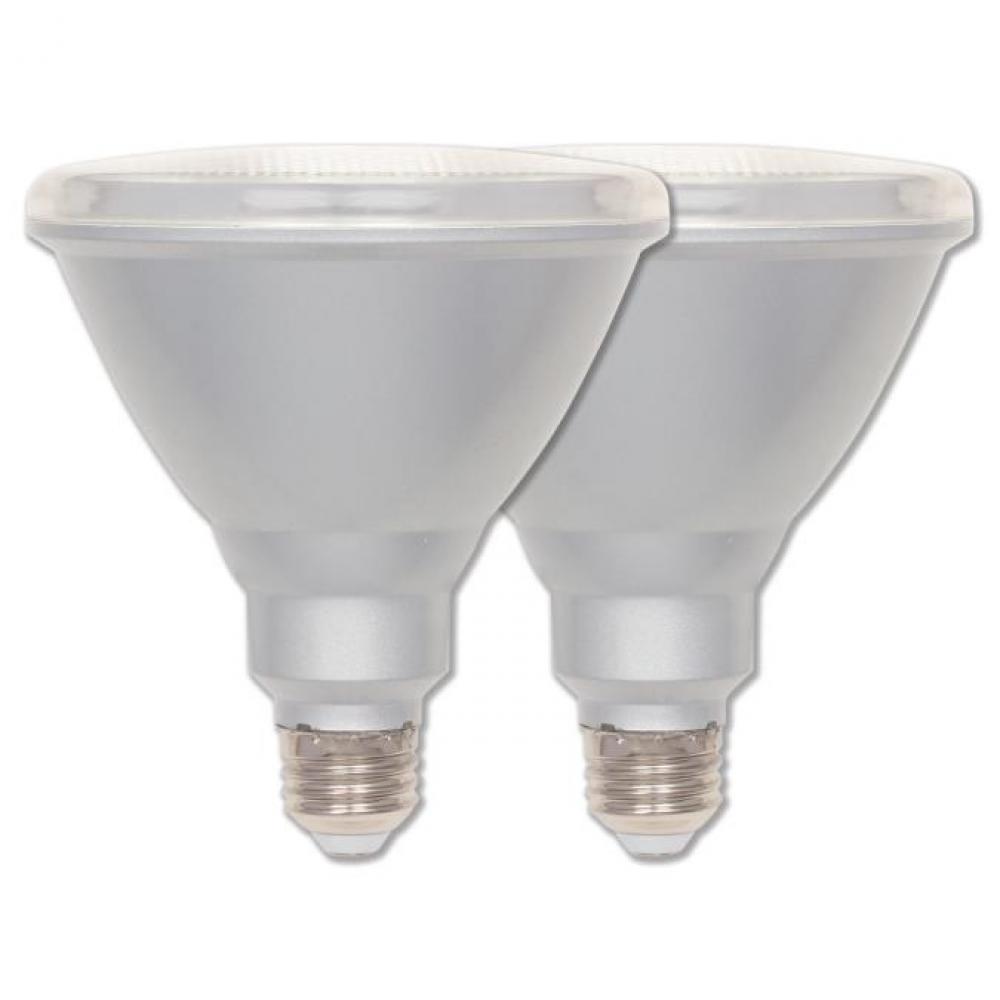 15W PAR38 Indoor/Outdoor LED Dimmable 3000K E26 (Medium) Base, 120 Volt, Box, 2-Pack