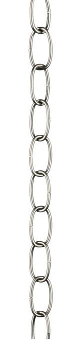 3' 11 Gauge Fixture Chain Brushed Nickel Finish