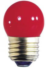  406700 - 7.5W S11 Incandescent Red E26 (Medium) Base, 120 Volt, Card