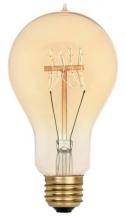  0410500 - 40W A23 Incandescent Amber E26 (Medium) Base, 120 Volt, Card