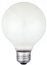  0422100 - 25W G25 Incandescent White E26 (Medium) Base, 130 Volt, Box