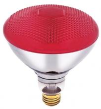  0441000 - 100W BR38 Incandescent Reflector Red Flood E26 (Medium) Base, 120 Volt, Box