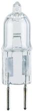  0621600 - 10W T3 JC Halogen Low Voltage Xenon Clear G4 Base, 12 Volt, Card, 2-Pack