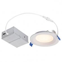  5226100 - 10W Stepped Baffle Slim Recessed LED Downlight Color Temperature Selection 4 in. Dimmable 2700K,