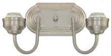  6300500 - 2 Light Wall Fixture Brushed Nickel Finish