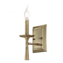 Westinghouse 6574300 - 1 Light Wall Fixture Antique Brass Finish