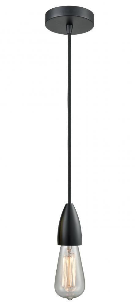 Fairchild - 1 Light - 2 inch - Matte Black - Cord hung - Mini Pendant