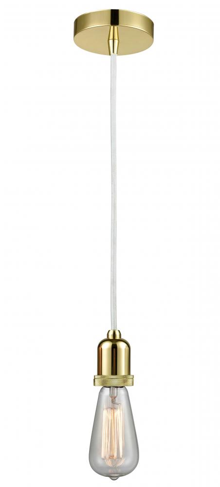 Whitney - 1 Light - 2 inch - Gold - Cord hung - Mini Pendant