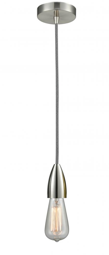 Fairchild - 1 Light - 2 inch - Satin Nickel - Cord hung - Mini Pendant