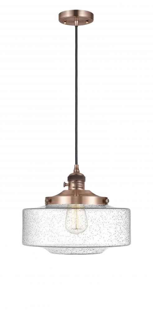 Bridgeton - 1 Light - 16 inch - Antique Copper - Cord hung - Mini Pendant