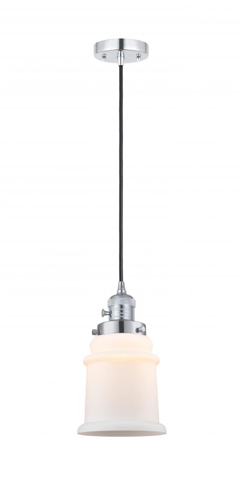 Canton - 1 Light - 6 inch - Polished Chrome - Cord hung - Mini Pendant