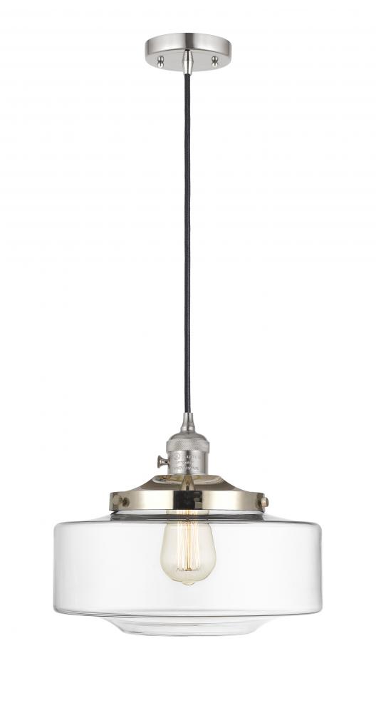 Bridgeton - 1 Light - 16 inch - Polished Nickel - Cord hung - Mini Pendant