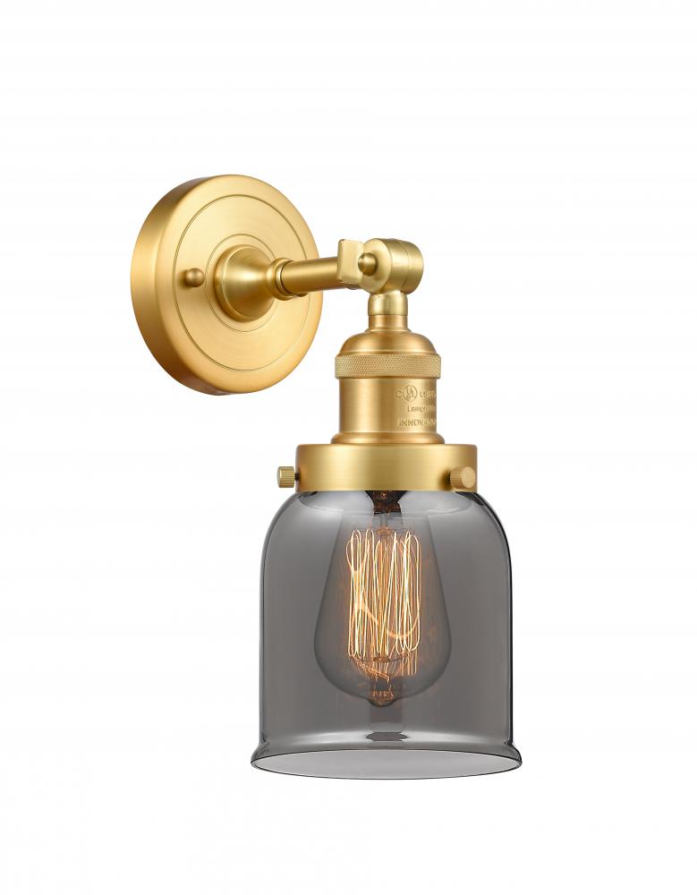 Bell - 1 Light - 5 inch - Satin Gold - Adjustable Sconce