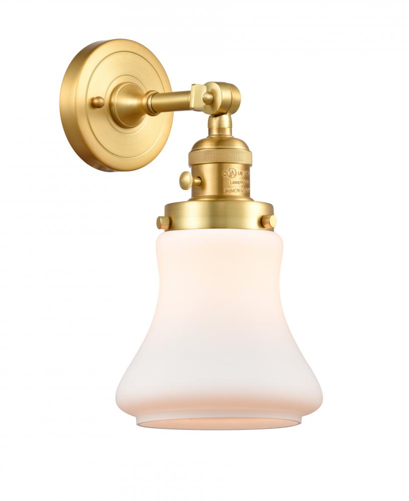 Bellmont - 1 Light - 7 inch - Satin Gold - Sconce