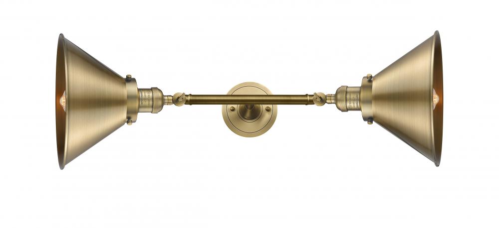 Briarcliff - 2 Light - 10 inch - Brushed Brass - Bath Vanity Light