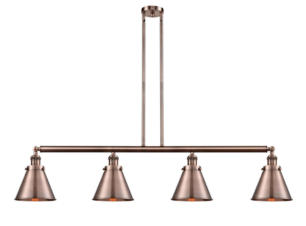 Appalachian - 4 Light - 52 inch - Antique Copper - Stem Hung - Island Light