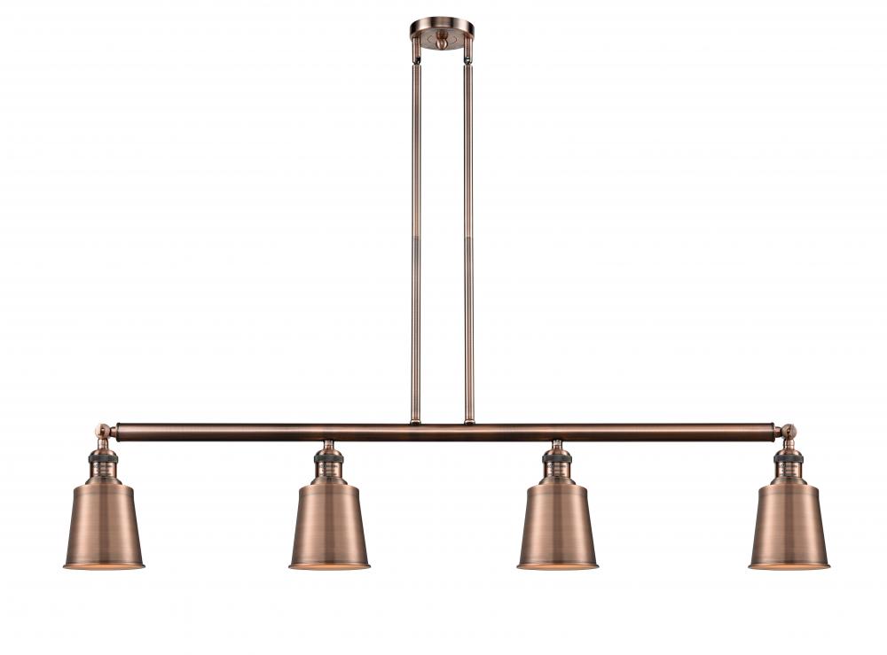 Addison - 4 Light - 50 inch - Antique Copper - Stem Hung - Island Light