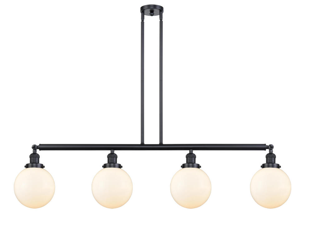 Beacon - 4 Light - 53 inch - Matte Black - Stem Hung - Island Light