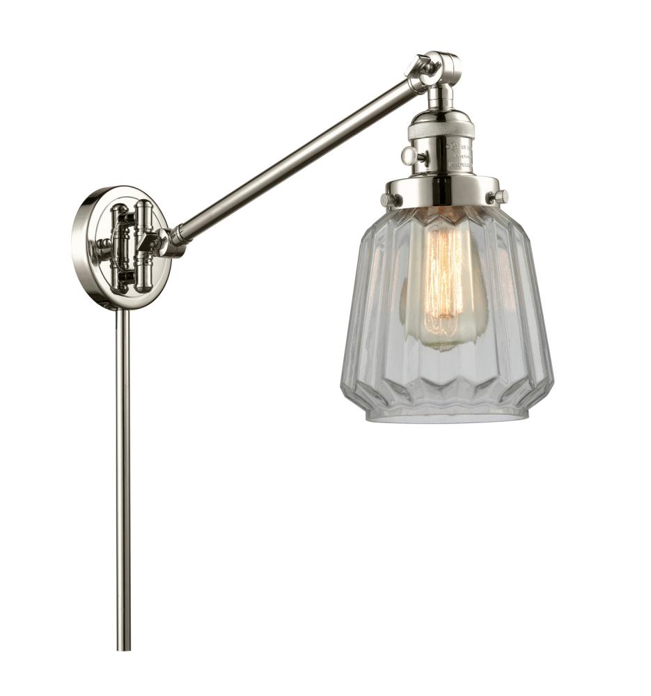 Chatham - 1 Light - 8 inch - Polished Nickel - Swing Arm