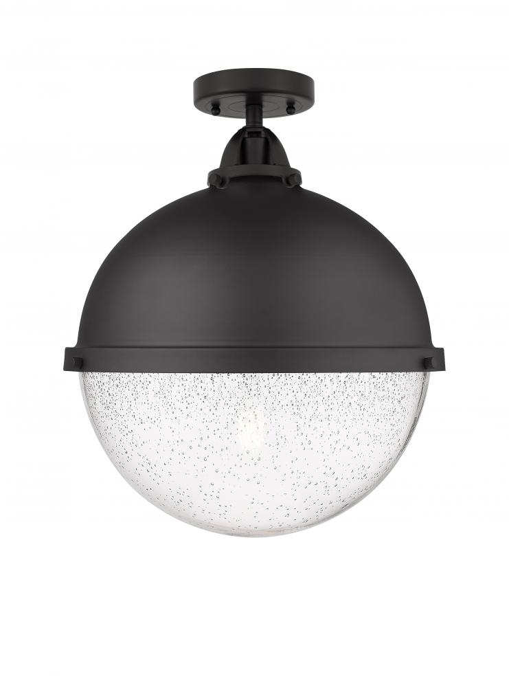 Hampden - 1 Light - 13 inch - Matte Black - Semi-Flush Mount