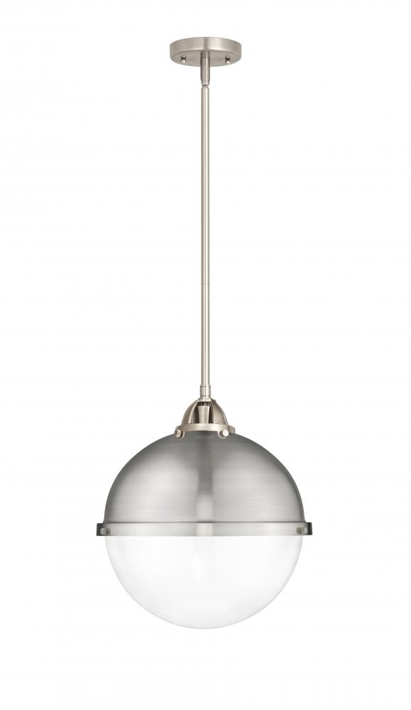 Hampden - 1 Light - 13 inch - Brushed Satin Nickel - Cord hung - Pendant