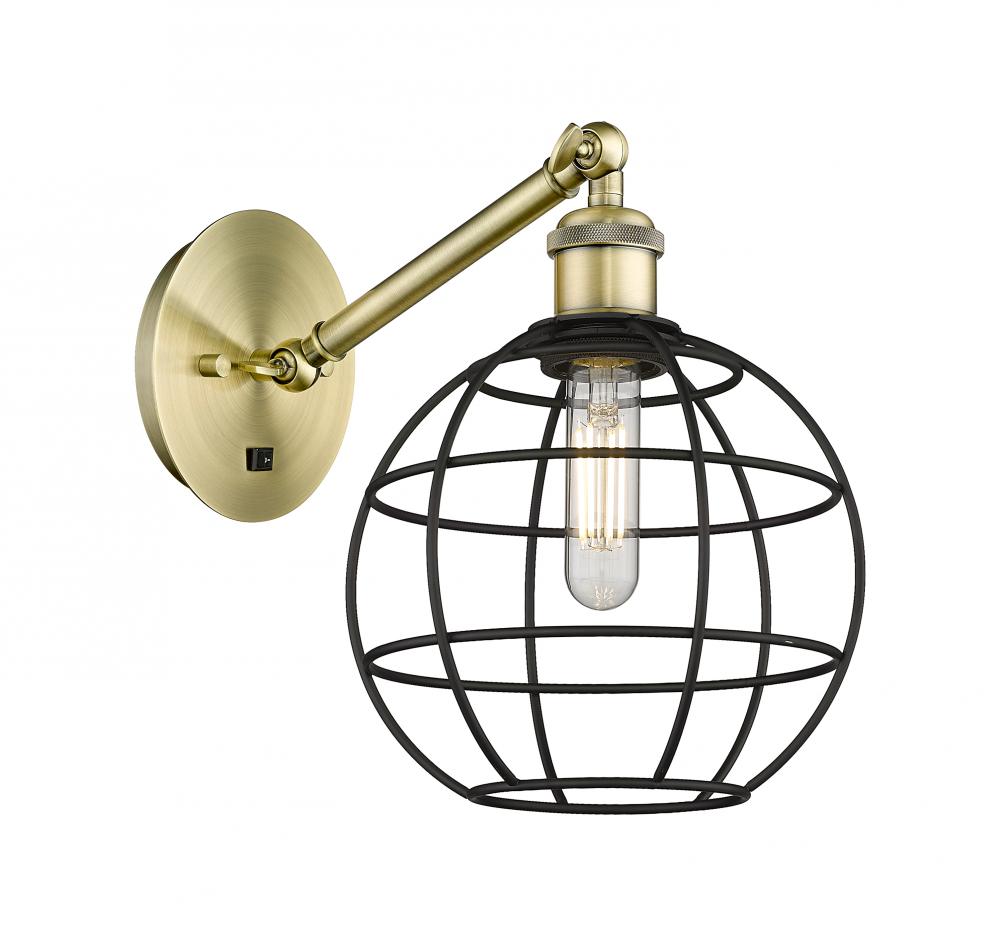 Lake Placid - 1 Light - 8 inch - Antique Brass - Sconce