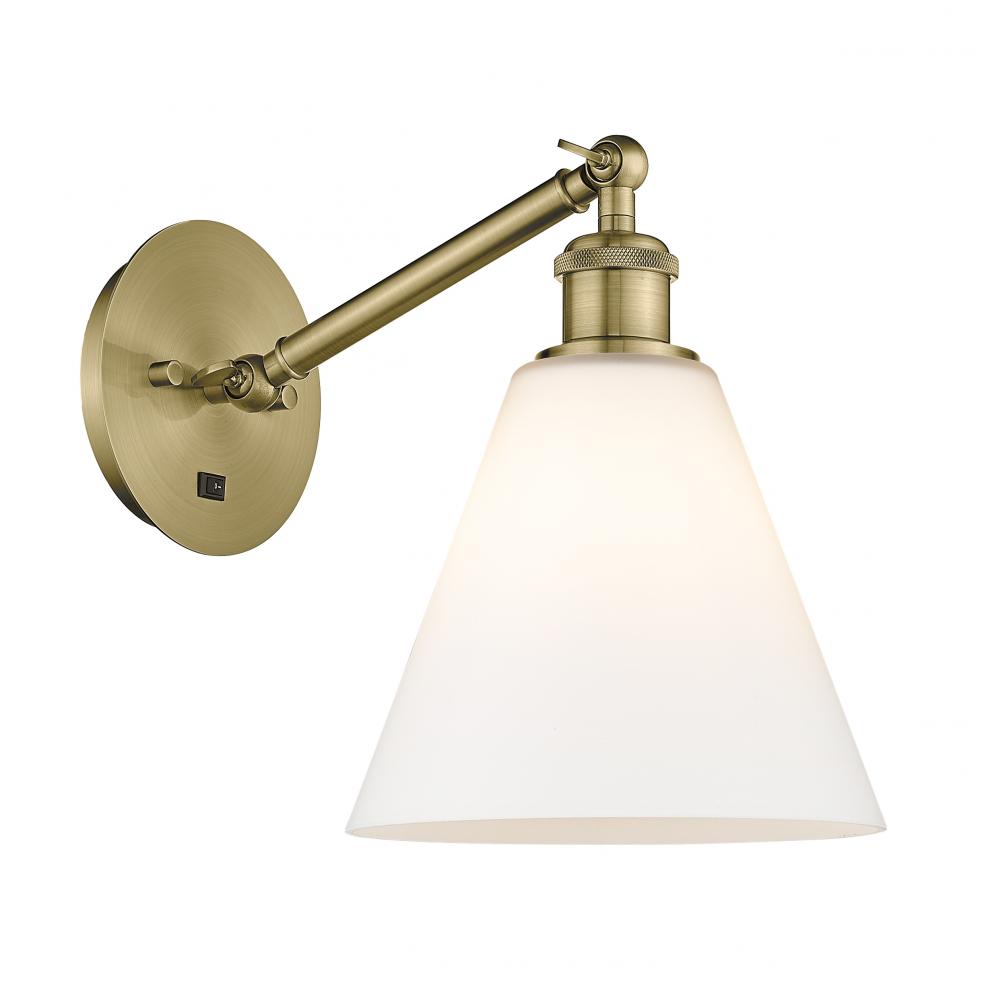 Berkshire - 1 Light - 8 inch - Satin Gold - Sconce