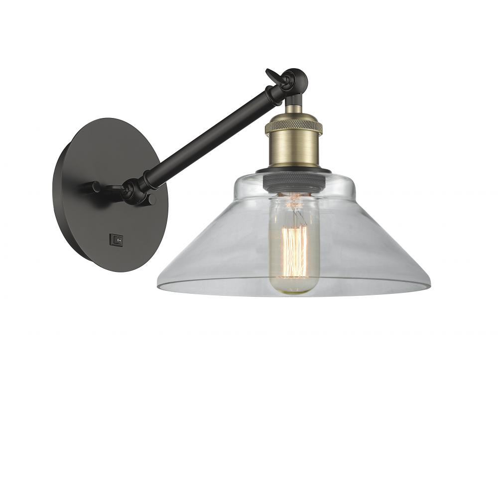 Orwell - 1 Light - 8 inch - Black Antique Brass - Sconce