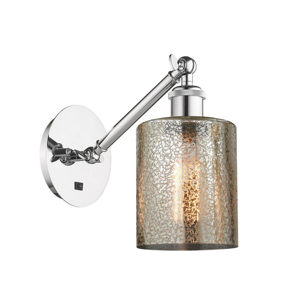 Cobbleskill - 1 Light - 5 inch - Polished Chrome - Adjustable Sconce