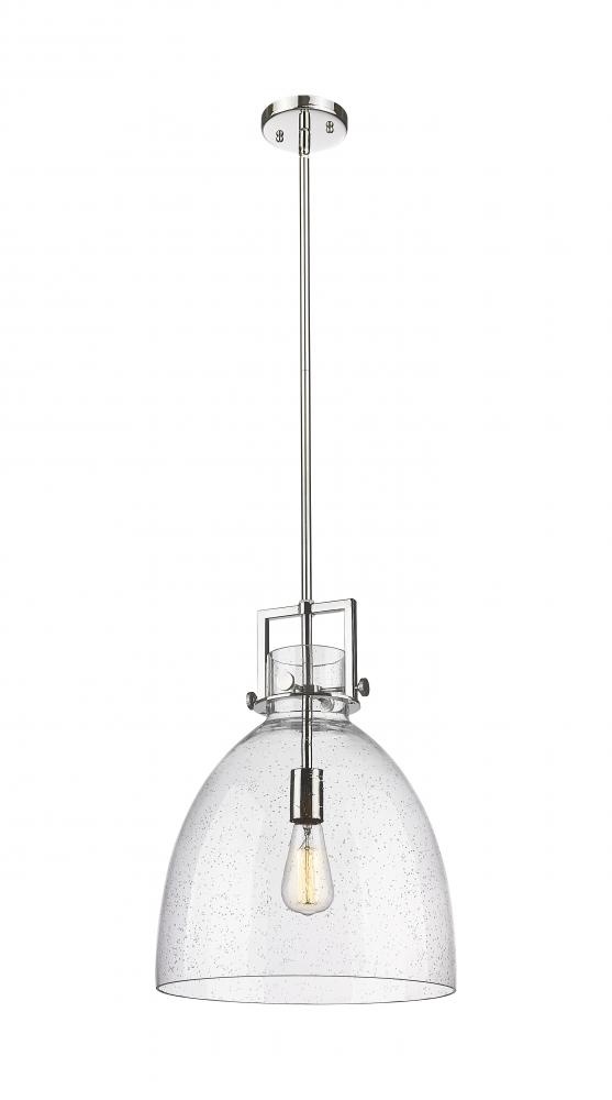 Newton Bell - 1 Light - 14 inch - Polished Nickel - Pendant