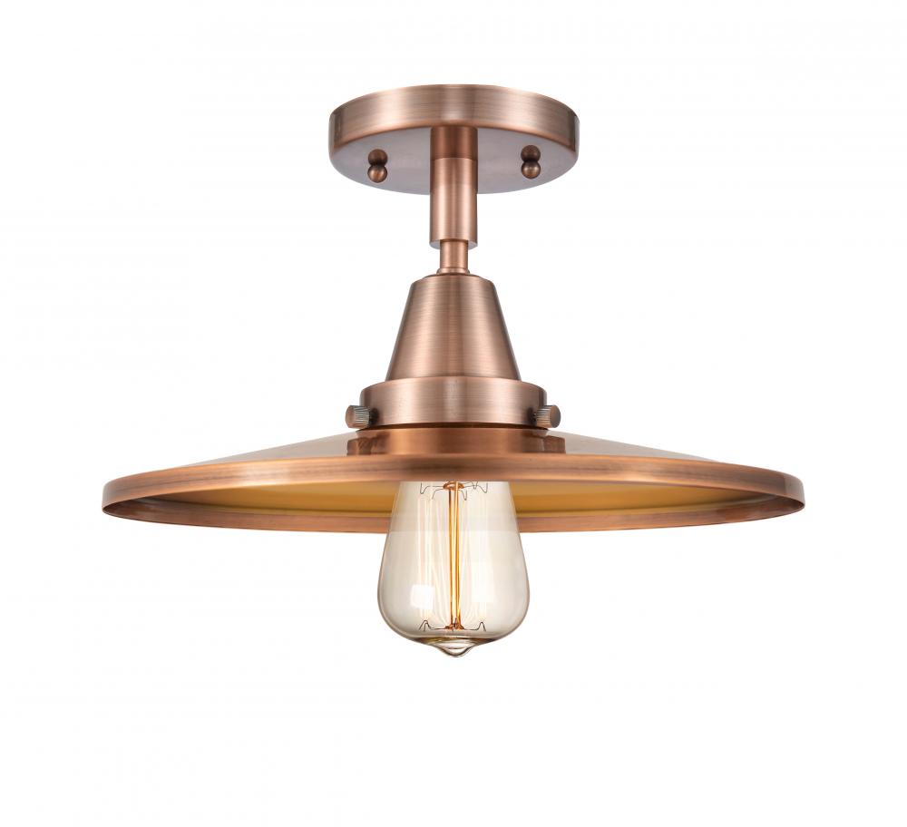 Appalachian - 1 Light - 12 inch - Antique Copper - Semi-Flush Mount