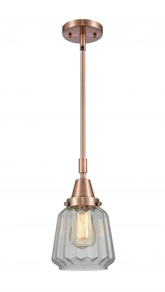 Chatham - 1 Light - 7 inch - Antique Copper - Mini Pendant