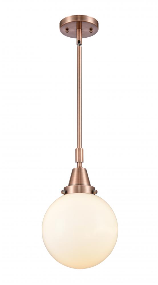 Beacon - 1 Light - 8 inch - Antique Copper - Mini Pendant