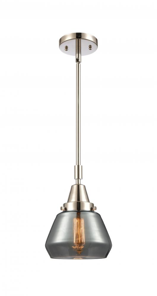 Fulton - 1 Light - 7 inch - Polished Nickel - Mini Pendant