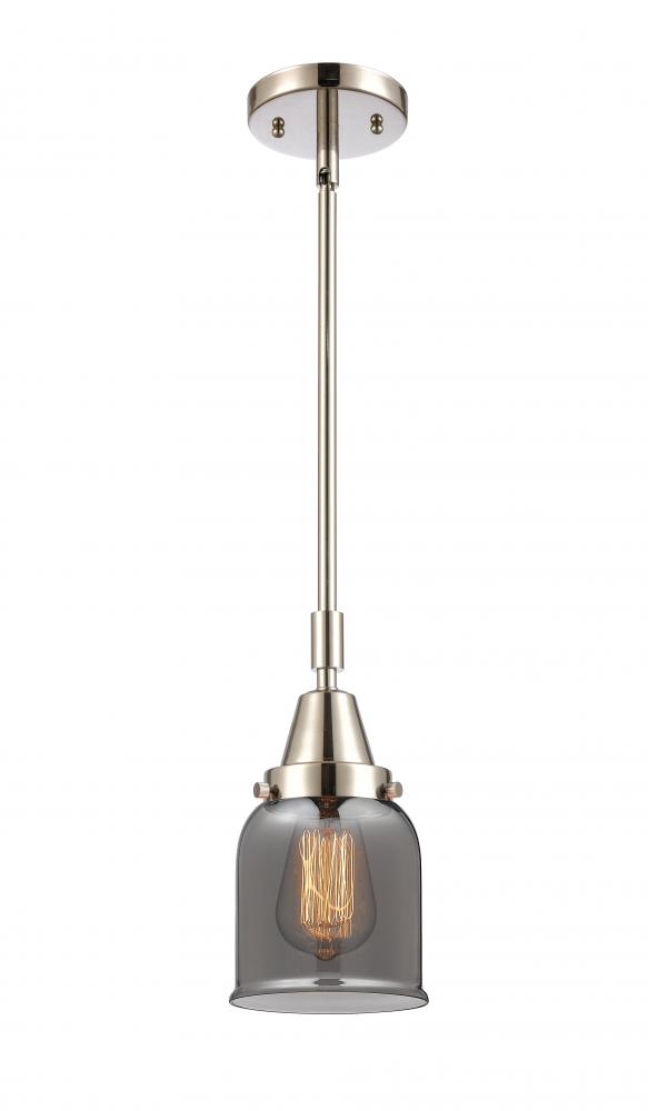 Bell - 1 Light - 5 inch - Polished Nickel - Mini Pendant