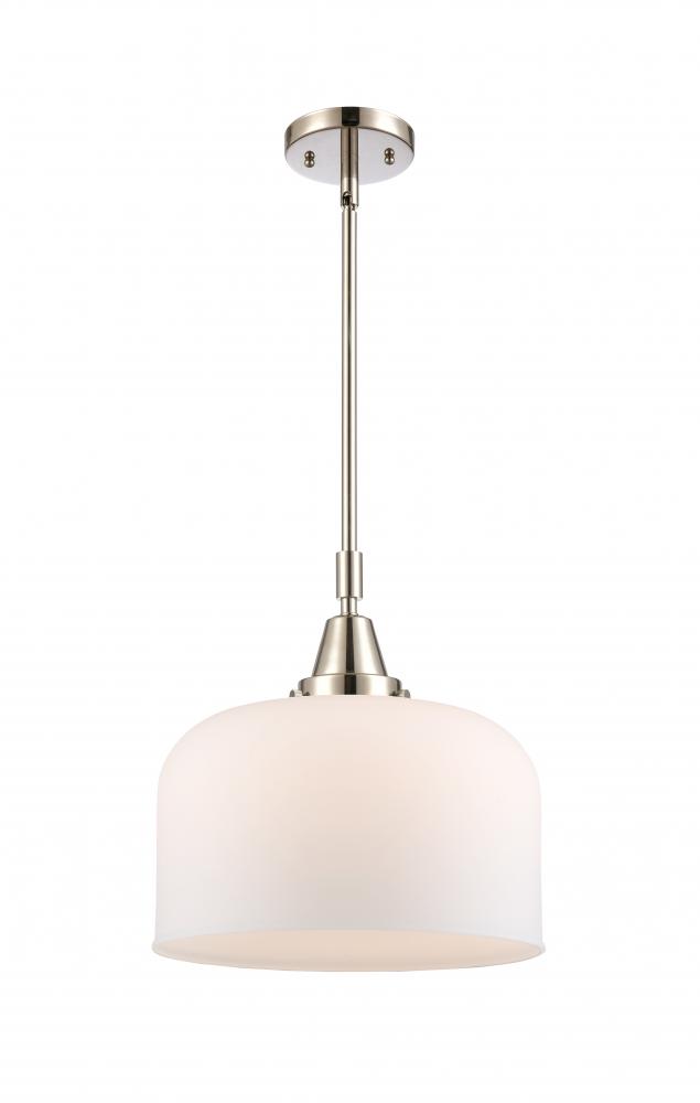 Bell - 1 Light - 12 inch - Polished Nickel - Mini Pendant