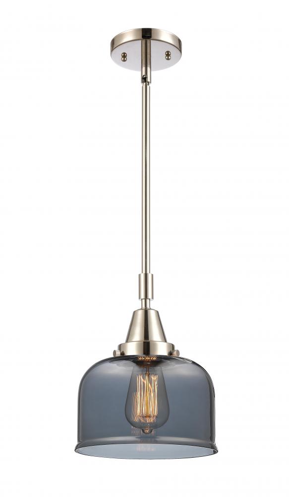 Bell - 1 Light - 8 inch - Polished Nickel - Mini Pendant