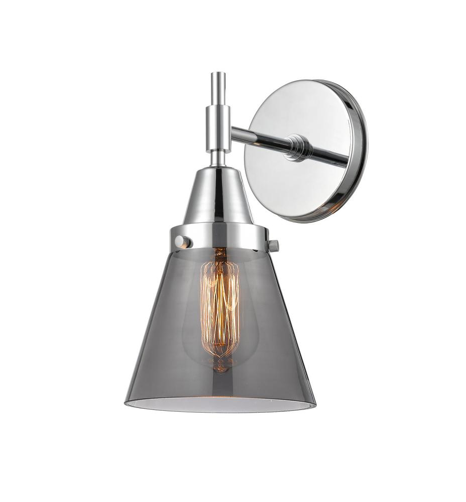 Cone - 1 Light - 6 inch - Polished Chrome - Sconce