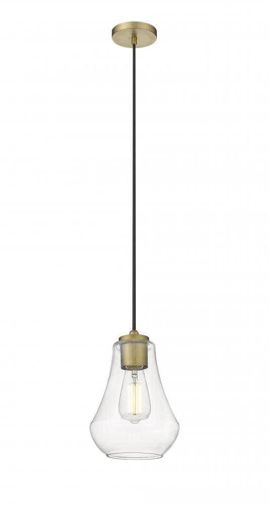 Fairfield - 1 Light - 7 inch - Brushed Brass - Cord hung - Mini Pendant