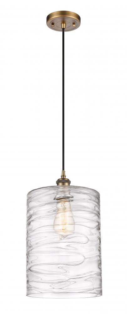 Cobbleskill - 1 Light - 9 inch - Brushed Brass - Cord hung - Mini Pendant