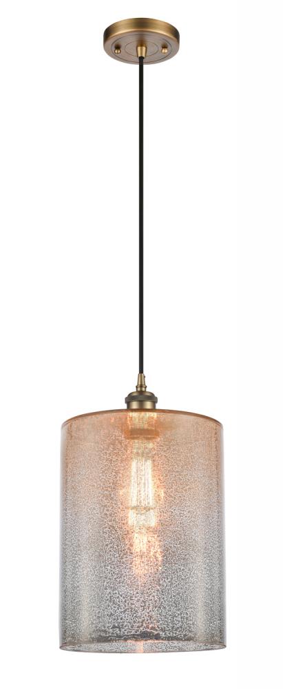 Cobbleskill - 1 Light - 9 inch - Brushed Brass - Cord hung - Mini Pendant