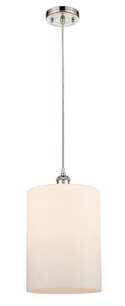 Cobbleskill - 1 Light - 9 inch - Polished Nickel - Cord hung - Mini Pendant