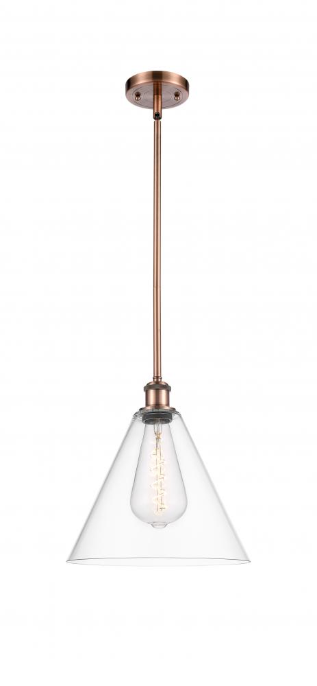 Berkshire - 1 Light - 12 inch - Antique Copper - Mini Pendant