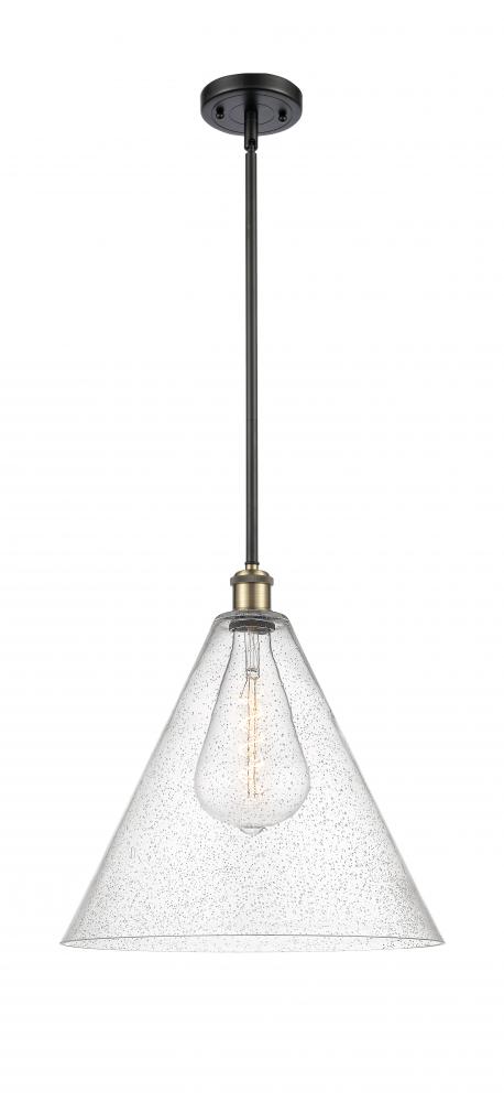 Berkshire - 1 Light - 16 inch - Black Antique Brass - Pendant