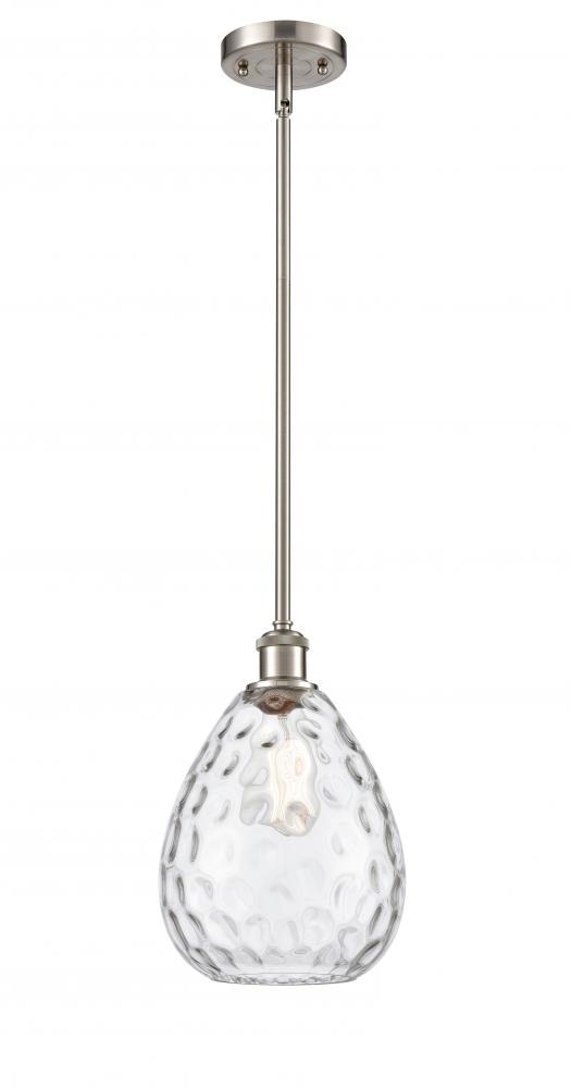 Waverly - 1 Light - 8 inch - Brushed Satin Nickel - Mini Pendant