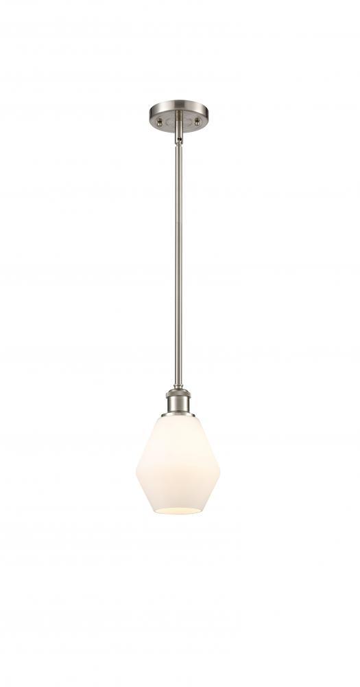 Cindyrella - 1 Light - 6 inch - Brushed Satin Nickel - Mini Pendant