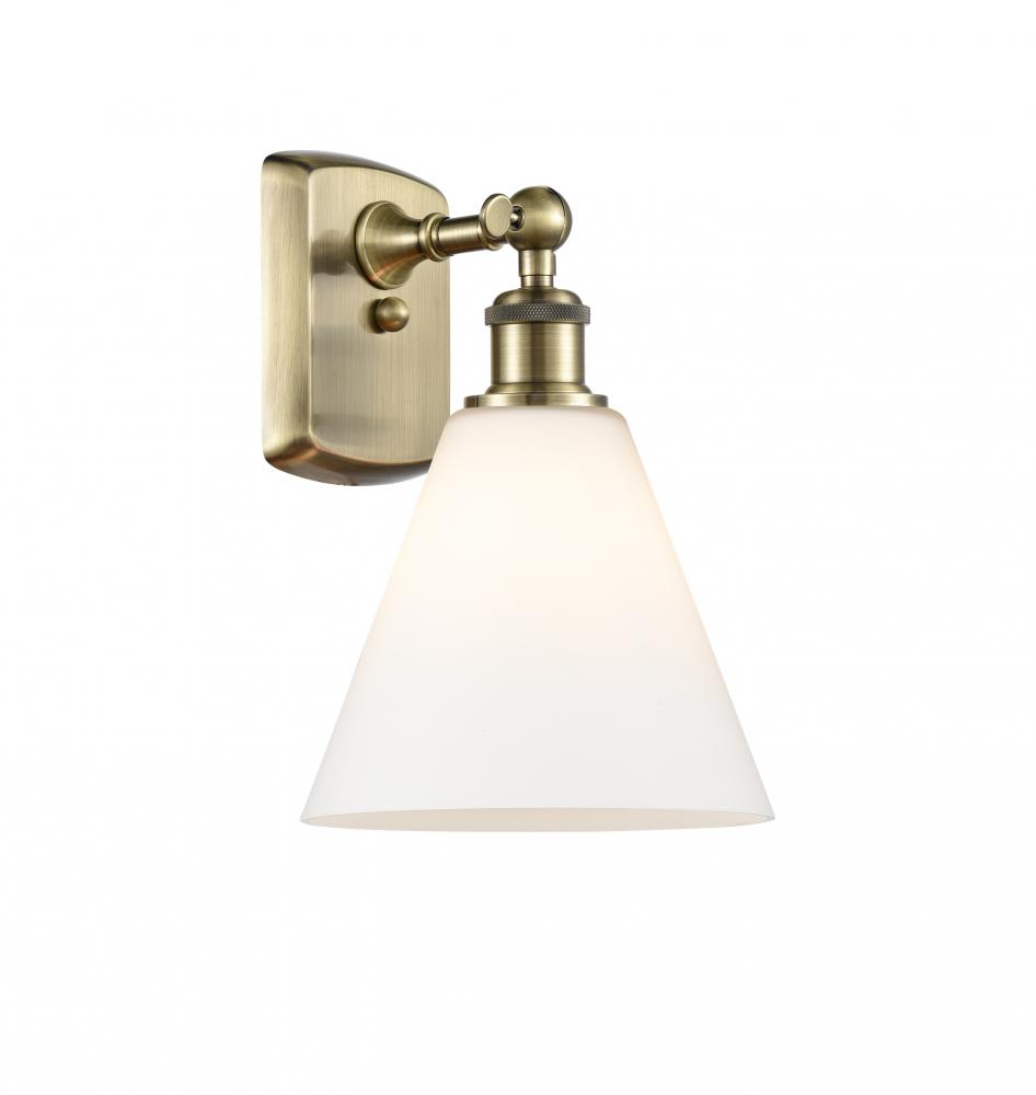 Berkshire - 1 Light - 8 inch - Antique Brass - Sconce